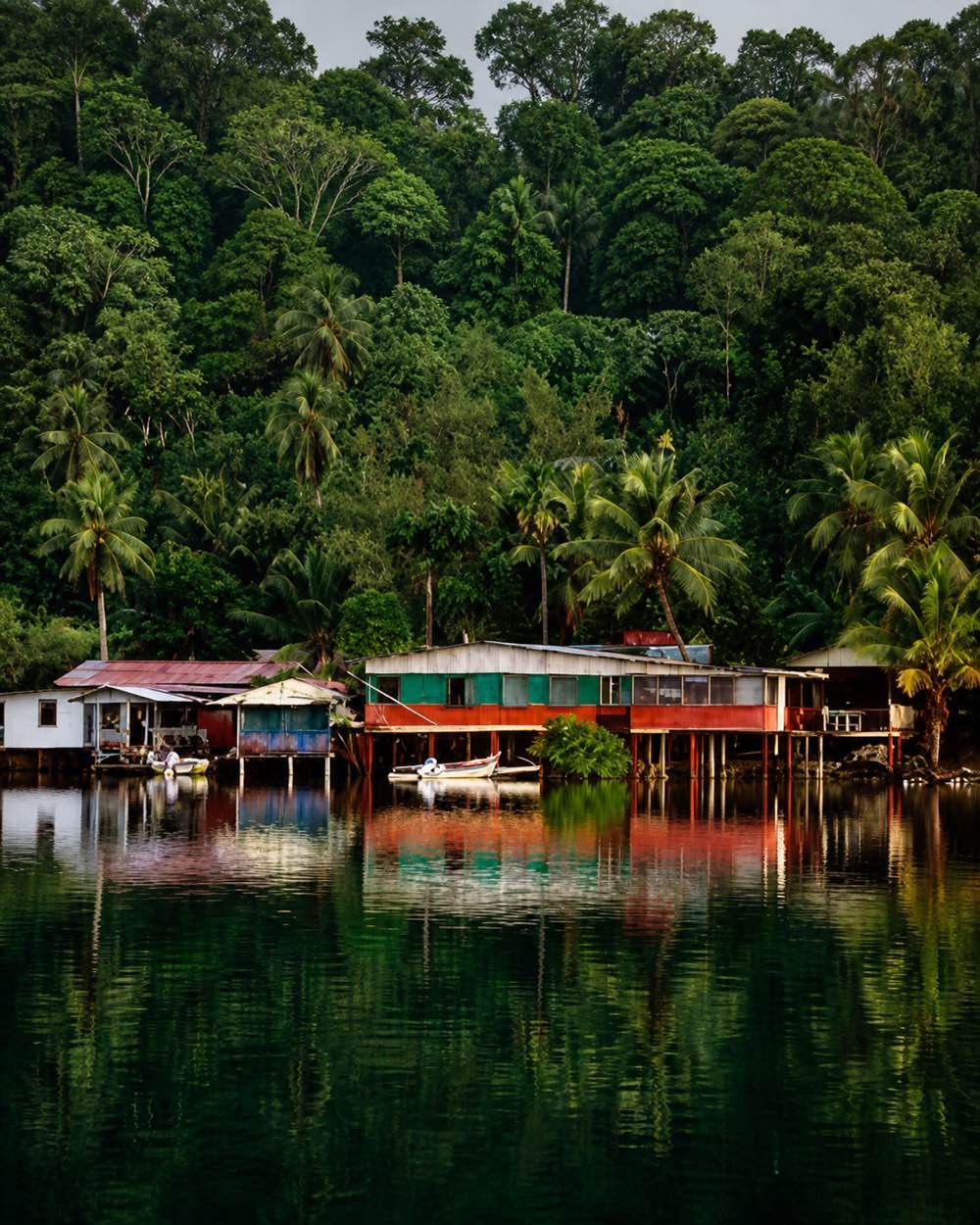 Maisons sur l'eau